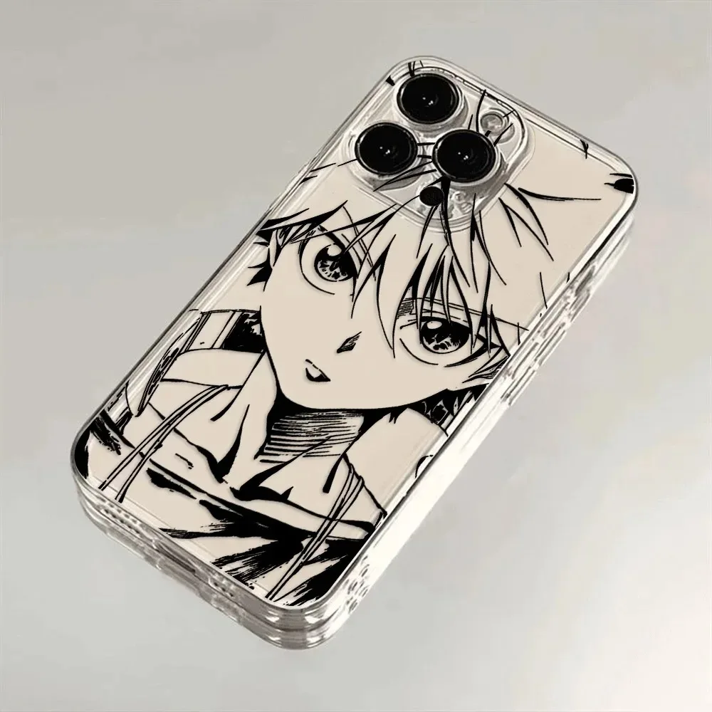 Black HUNTER×HUNTER Hot Anime Phone Case for Samsung Galaxy S26 S25 S24 S23 S22 S21 S20 Note20 FE Ultra Edge Plus 4G 5G Soft view 4