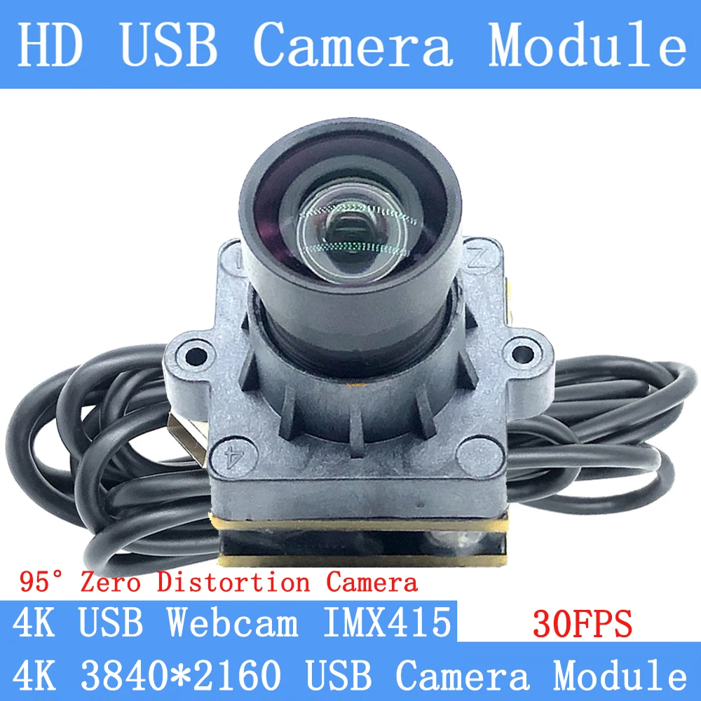 4K USB-Webcam MJPEG 30fps 3840x2160 IMX415 95 °   Keine Verzerrung 20 mm * 20 mm Mini-UVC-USB-Kameramodul