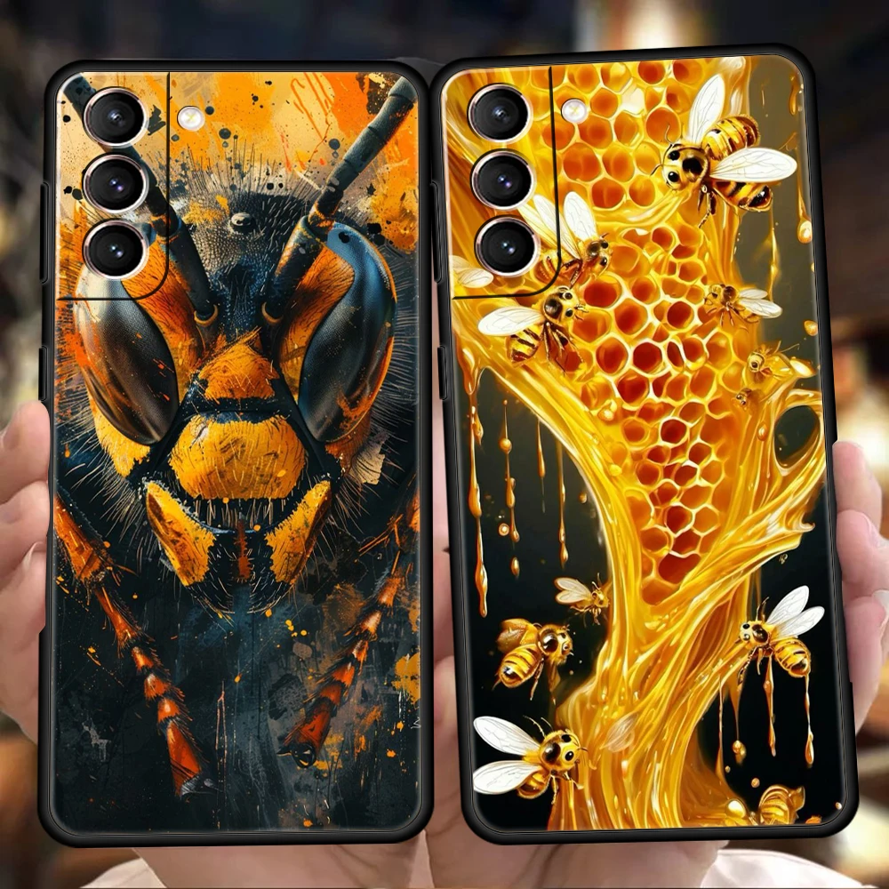 Bugs bees scientific decomposition Phone Case for Samsung Galaxy S24 S23 S22 S20 S21 FE Ultra S10 S10E S9 S8 Plus Soft TPU Shell