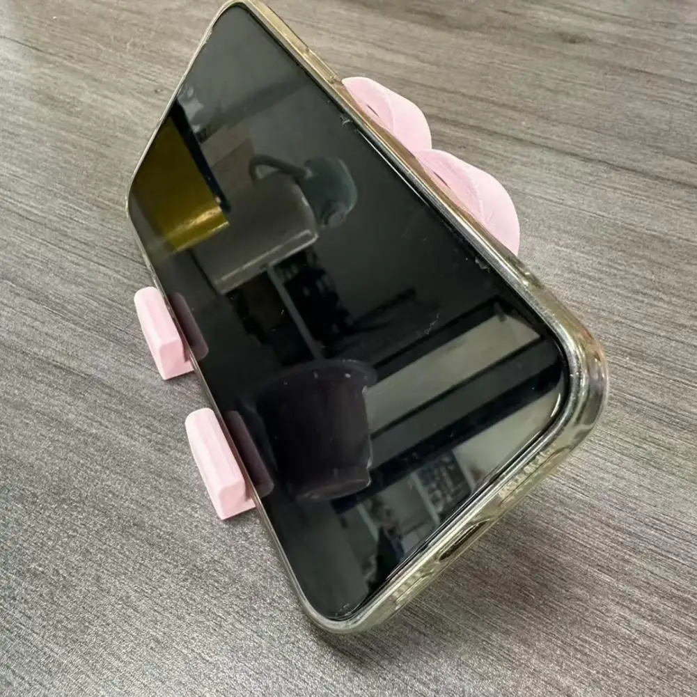 Valentinstag Handyhalterung für den Schreibtisch, 3D-Gedruckter Herzförmiger Handyständer, Liebesherz-Handyhalter für Zuhause