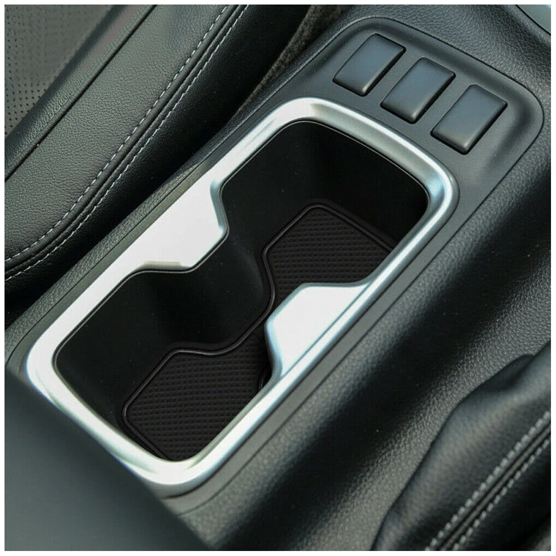 1 Set Car Door Gate Slot Cup Holder Mats Pads Non-Slip Fit for Nissan Navara NP300 D23 2015 2016 2017 2018 2019 2020 2021 2022