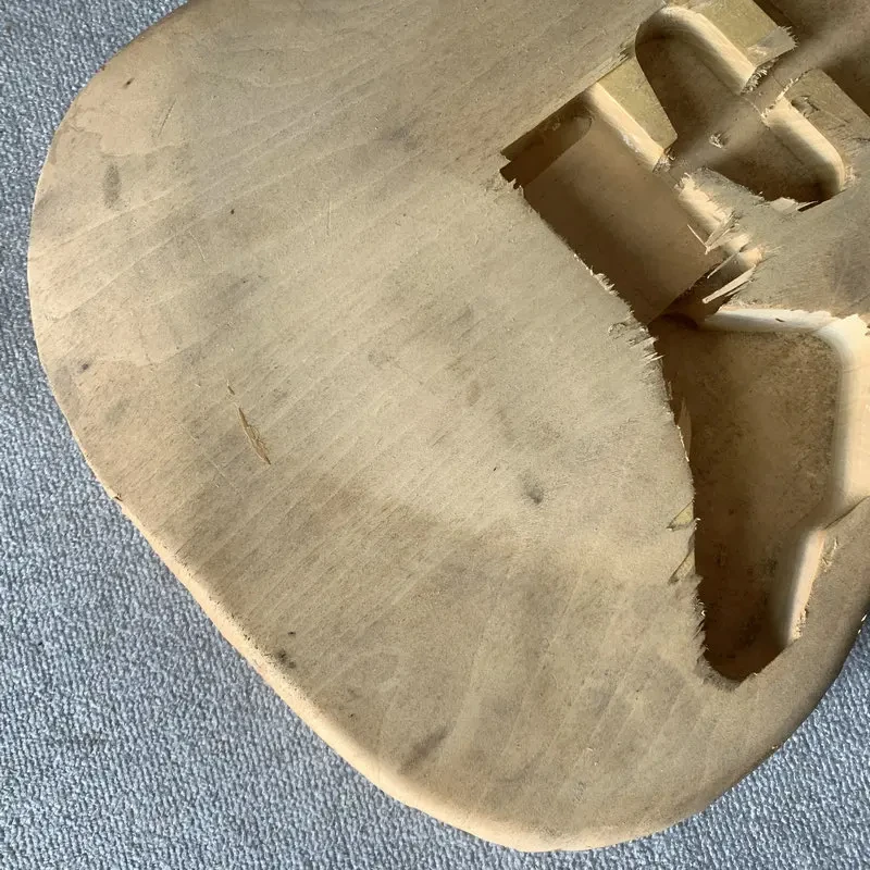 JB119  Custom Order Solid Basswood 6 String ST Electric Guitar Body HSH Pickups Tremolo Bridge No Paints Unfinished DIY part