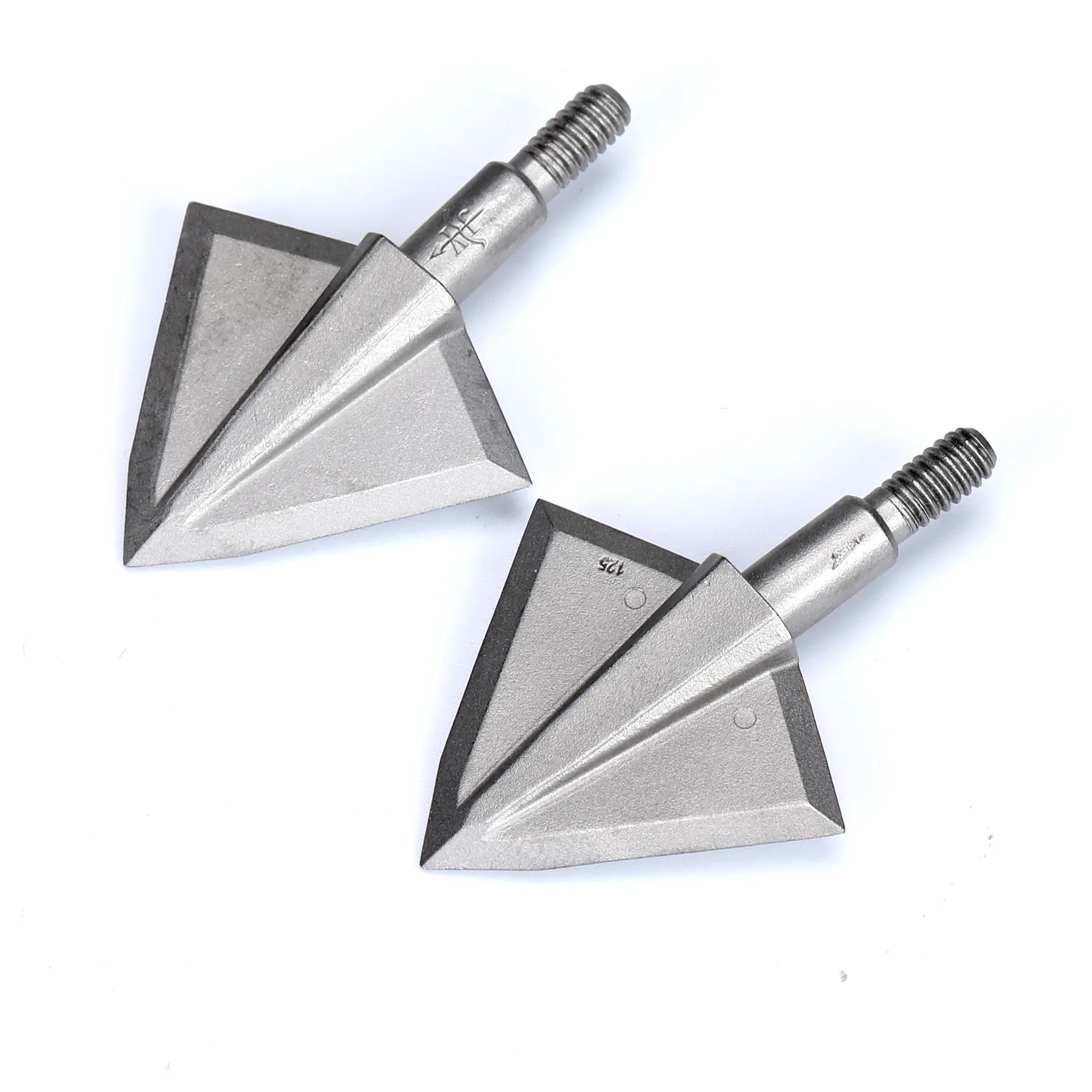 6/12pcs 125/150grain Fixed 2 Blades Broadhead Arrowhead Solid For Archery Outdoor Hunting Accessories