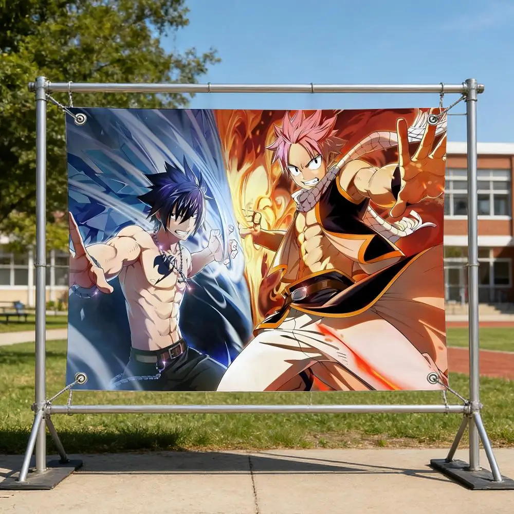 Anime Art Fairy Tail Flags Specialized for indoor and outdoor home decorations, outdoor camping, and bar parties