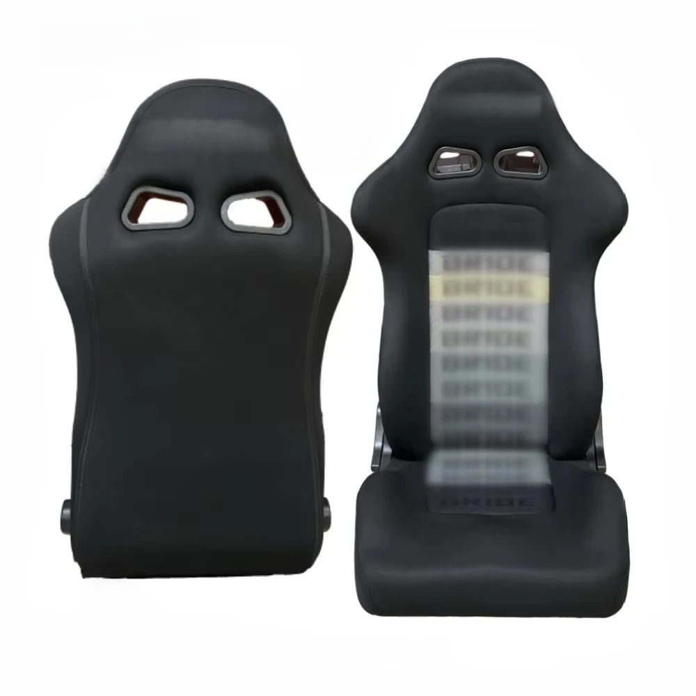 9019 Black Gradient Fabric Double Quick Released Adjusters Car Racing Seats