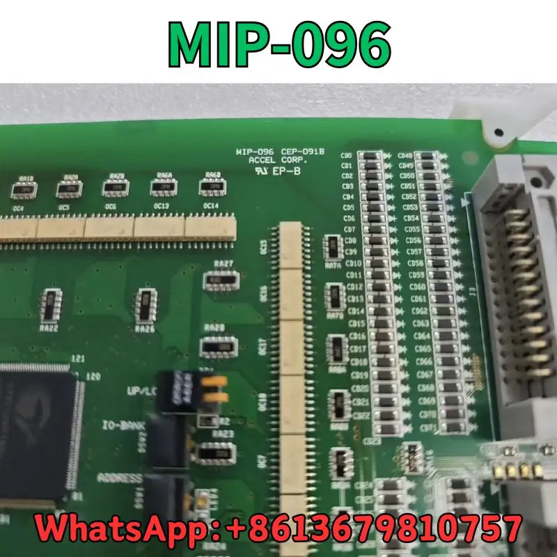 اللوحة الأم المستخدمة MIP-096 CEP-091B ACCEL CORP اختبار موافق الشحن السريع #3