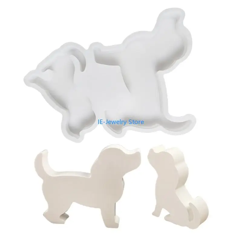 

W8KF Plaster Moulds Home Decors Silicone Ornament Moulds for Hand-Making