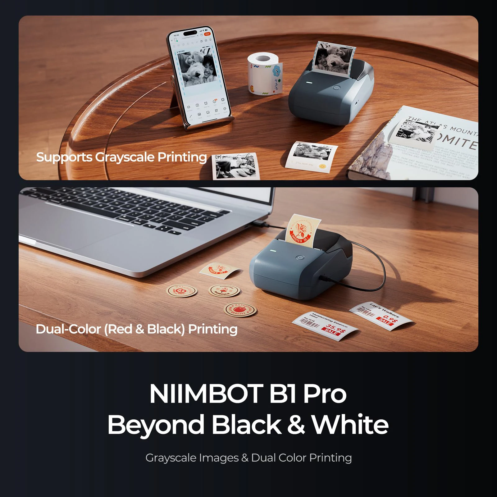 Niimbot B1Pro Label Maker 300D - Commercial Printing Network ulasan dan harga