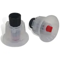 2pcs Car Wash Foam Spray Nozzle Windscreen Fan Foam Nozzle Internal Thread Car Wash Water Gun Nozzle Accessories