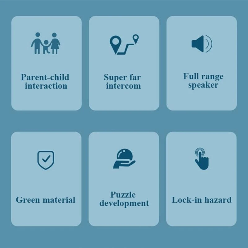 Receiver portatile 12pc Ricevitore a due Radio-Talkie Radio Comunicador