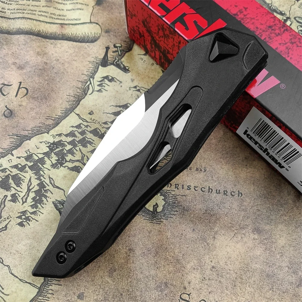 New Orange/Black KS 7650 Launch 13 Pocket Knife Nylon Handles Self Defense Utility Hunting Outdoor Easy To Carry Knives