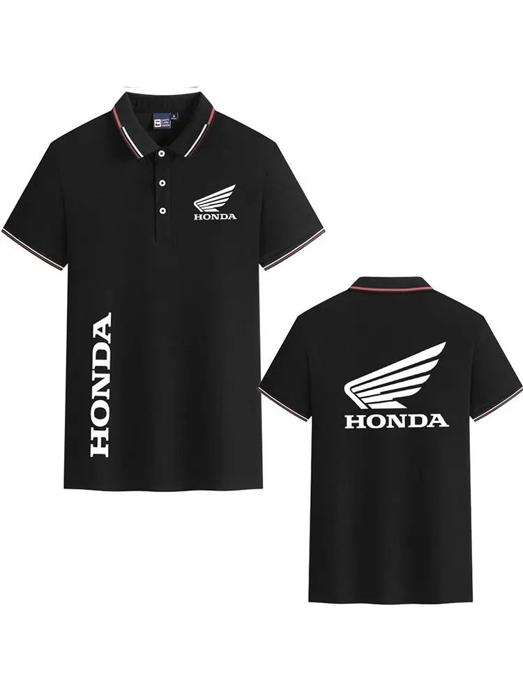 AliExpress Honda motorcycle collared POLO shirt CBR Golden Wing cycling suit for men and women pure cotton summer top short-sleeved T-shirt