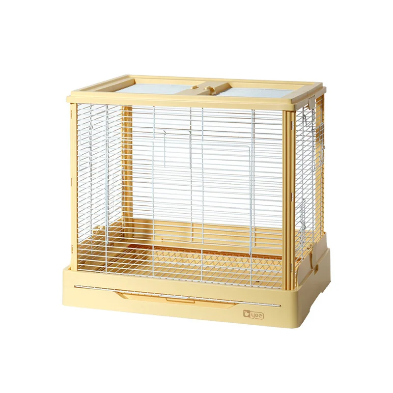 Parrot Cage, 60cm Large Space, Splash-Proof, Peony Profound Phoenix Monk, Luxury Villa Bird House, Eco-Friendly Design,