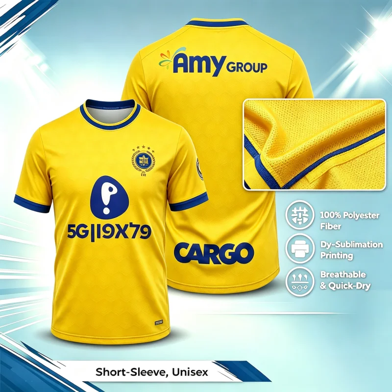 2026 Moderner Trend Fußball-Fan-T-Shirt Maccabi Tel Aviv Athleisure T-Shirt Sommer Atmungsaktiv Weich Bequem Stilvoll Familien-Kinder-T-Shirts – Detail 2