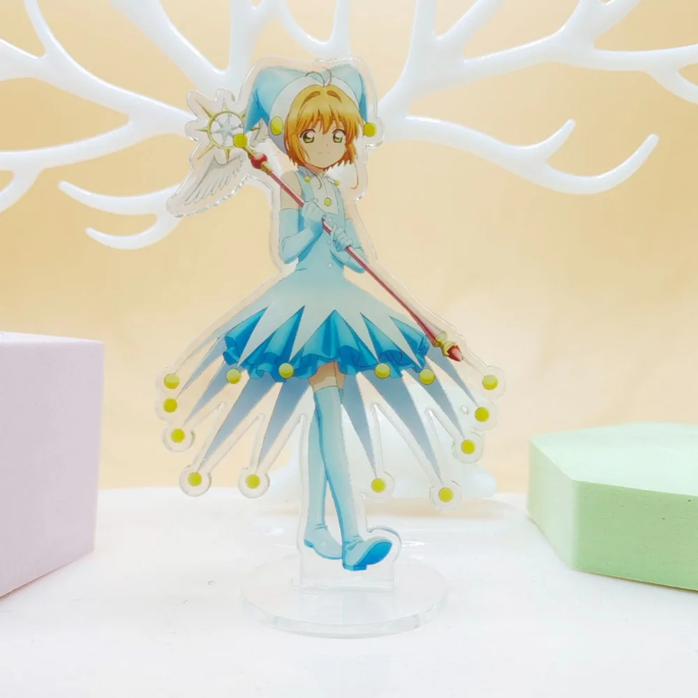 KINOMOTO SAKURA Acrylic Stand Figure CARDCAPTOR SAKURA Anime Peripheral Cute Cartoon Acrylic Desktop Ornament Birthday Present