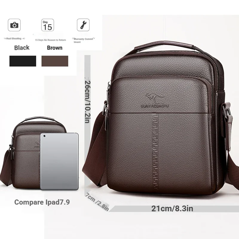 2026 New Men's Bag Shoulder Fashion Crossbody Bag Men Handbag Business Small Backpack Leisure Trendy Bag image 6