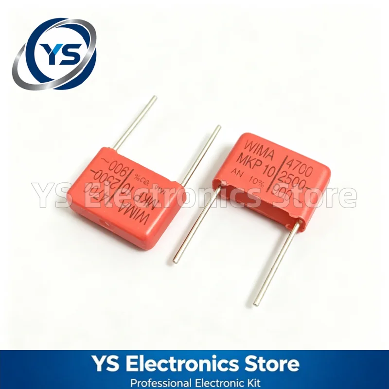 MKP10 2000V0.0047UF WIMA RED  2000V472 4700PF 15mm Film Capacitor Hi-Fi Audio Capacitors NEW and Original