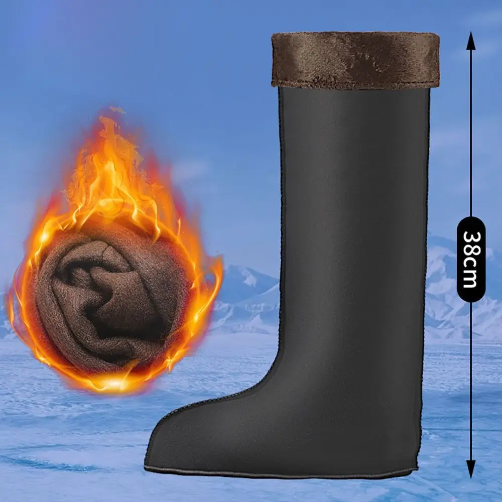 High School Low Tube Winter Warm Lining Warmer Soft Rain Boots Liner Shoe Cover Accessories Coldproof