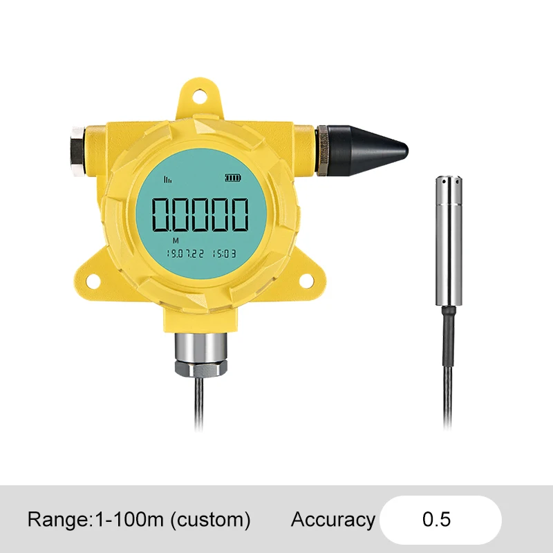 Industrial Remote Level Monitoring Device Explosion Proof Global 4G Digital Liquid Level Transmitter Hydrostatic Level Sensor