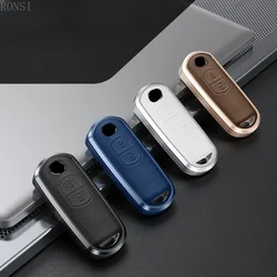 Alloy Leather Car Remote Key Case Cover Shell Fob For Mazda 2 3 5 6 BL BM GJ Atenza Axela CX-5 CX-7 CX-3 CX-9 MX-5 Accessories