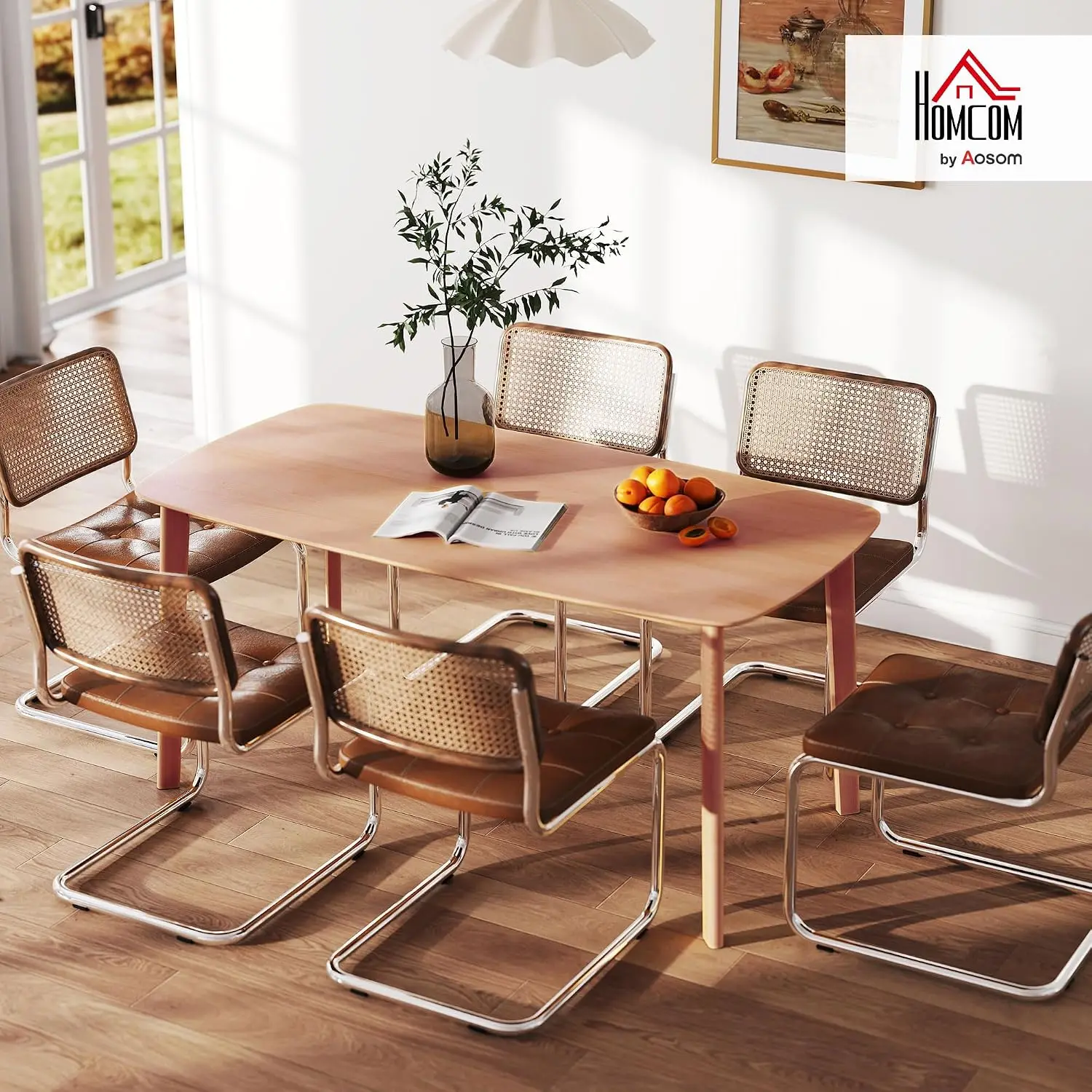 Solid Wood Dining Table for 6 People 59