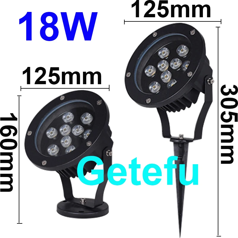LED-Außenscheinwerfer DC12V AC220V110V Flutlicht Garten Landschaft Wandwaschbeleuchtung IP67 tarennt Baumgräser Hinterhof Rasenlampe – Detail 14