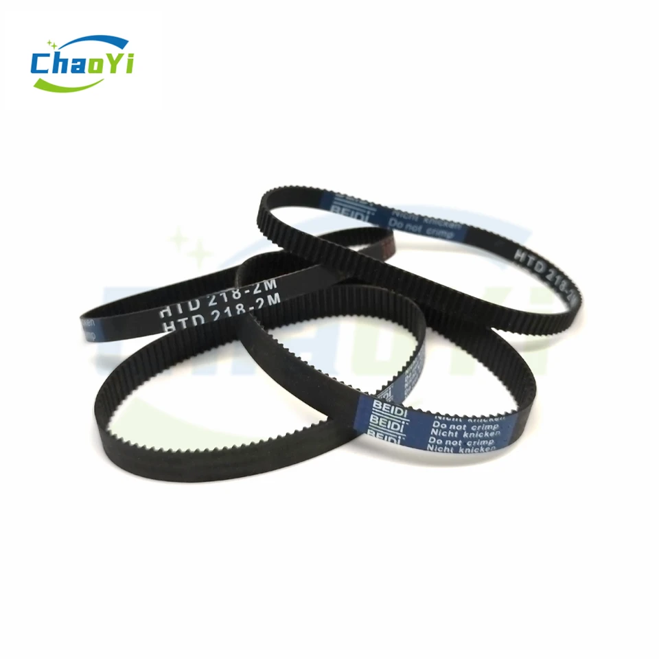 Courroie Dentée HTD 2M Boucle Fermée – Largeur 4/6/10/15 Mm, Longueurs 118 à 158 Mm – Caoutchouc Robuste Pour Entraînement Précis