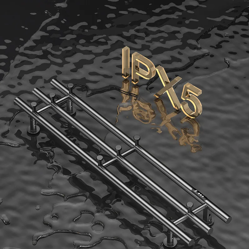 Intelligent Electric Towel Rack Carbon Fiber Bathroom Electric Drying Rack Stainless Steel Non-punching Light and Dark