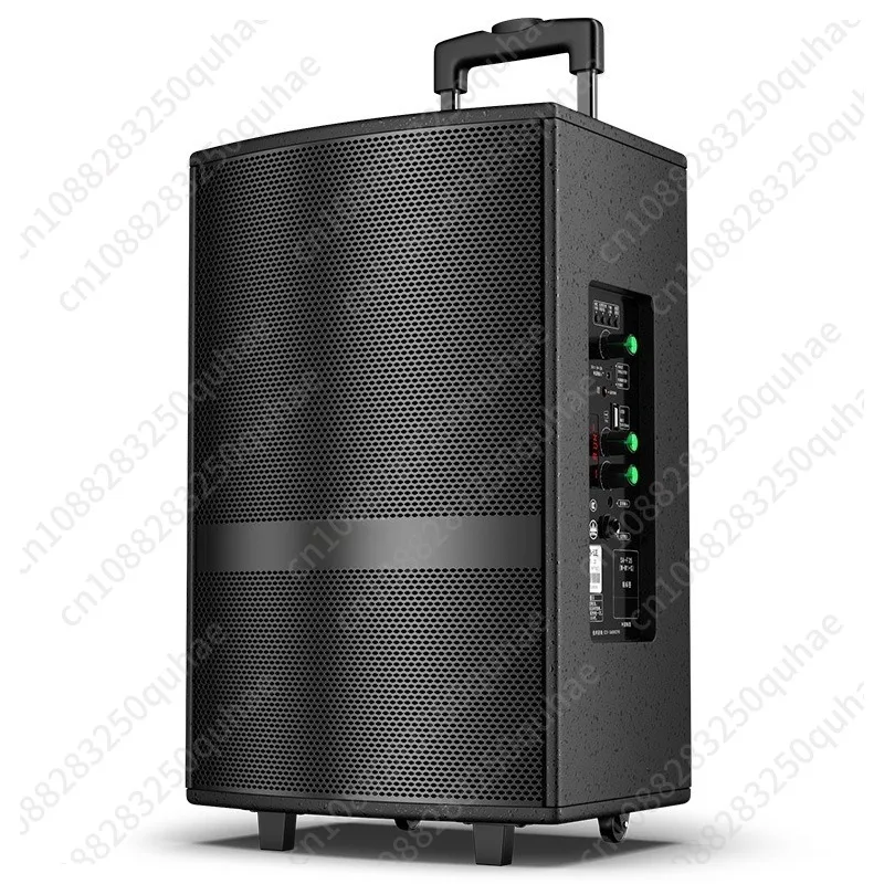 Audio, outdoor performance k song dancing 15-inch mobile tie rod Bluetooth speaker with microphone