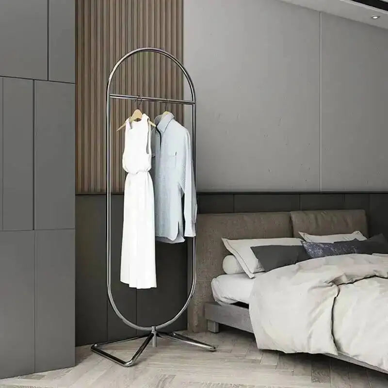 Clothes Clothes Store Organizer Modern Display Wardrobe Dryer Rack Stand Living Room Luxury Perchero Library Furniture Z7