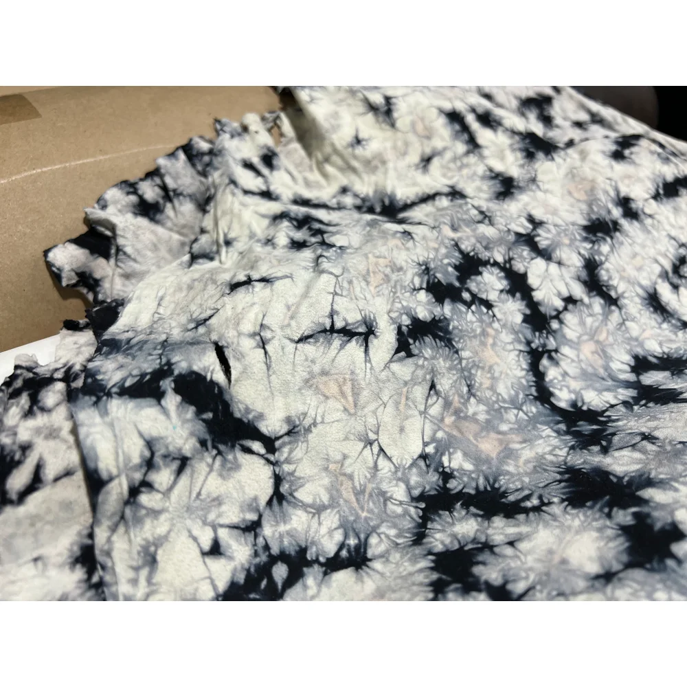 Rare Japanese tie-dye! Ultra-thin! Genuine kangaroo leather tie-dye thickness 0.2-0.4mm, 50*70cm
