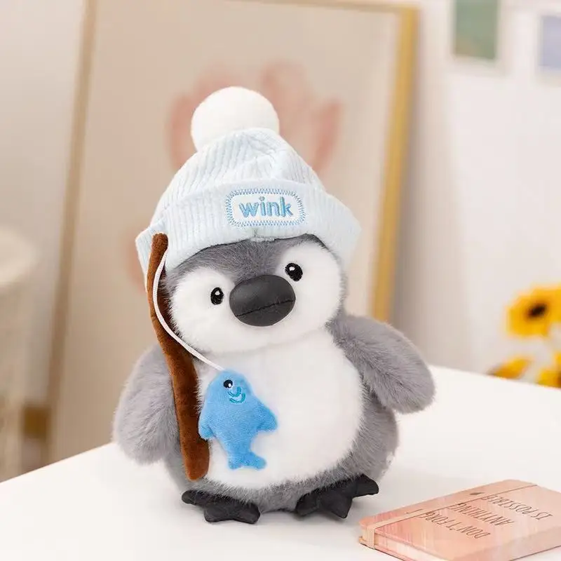El último artista, chef de pesca, pingüino, muñeca de simulación, juguete de peluche relleno, muñeca de dibujos animados de anime, lindo regalo para amigos, muñeca divertida