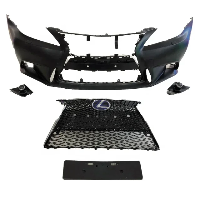 

Auto Accessories Front Bumper Body Kits For Lexus Is 2006-2012 Upgrade New F Sport Style Honeycomb Grille Mesh IS