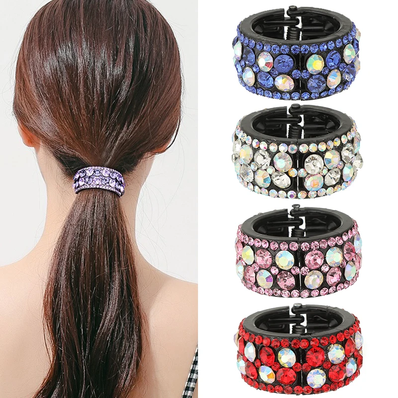 

AWAYTR Rhinestone Shark Hair Clip for Women Claws Fashion Hair Accessories High Ponytail Buckle Women Party Head Barrettes