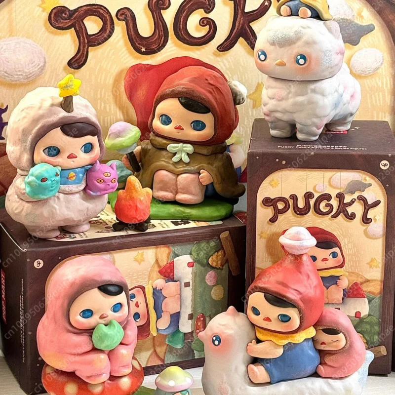 New Biqi Pucky Poko‘S Adventure Series Anime Action Figures Toys Cute Dolls Collectible Model Kid Christmas Trendy Toy Kid Gifts