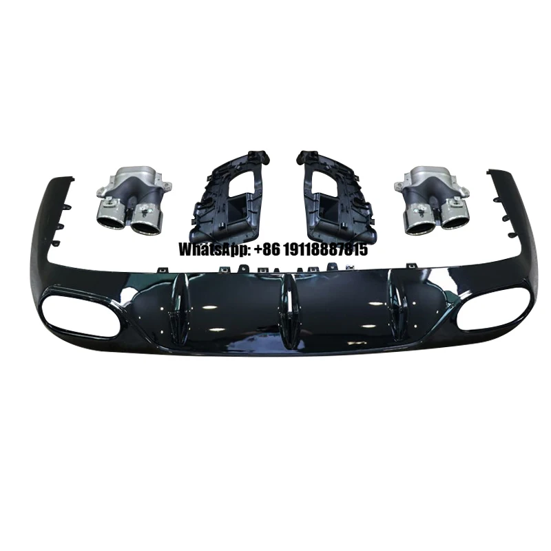 

Class W213 C238 2018- Sport to E53 Coupe Car Rear Diffuser with Exhaust Tips Auto Rear Bumper Accessories