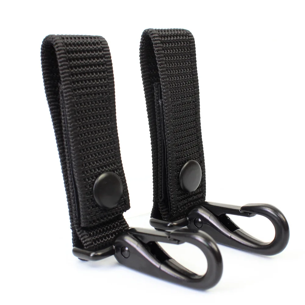 1pc Carabiner Tactical Nylon Ribbon Key Hook Keychain MOLLE Webbing Hanging System Belt Climbing Multi-Function Key