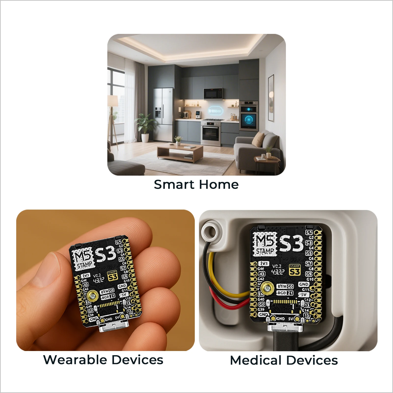 Kép 6: M5stack Hatósági m5stamp ESP32S3 Modul
