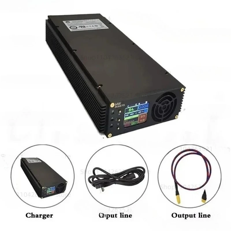 CNC 4000W Bluetooth Ternary Lithium Iron Phosphate Adjustable Charger R4850G2 Lithium Battery R4875G1 High-power Modified