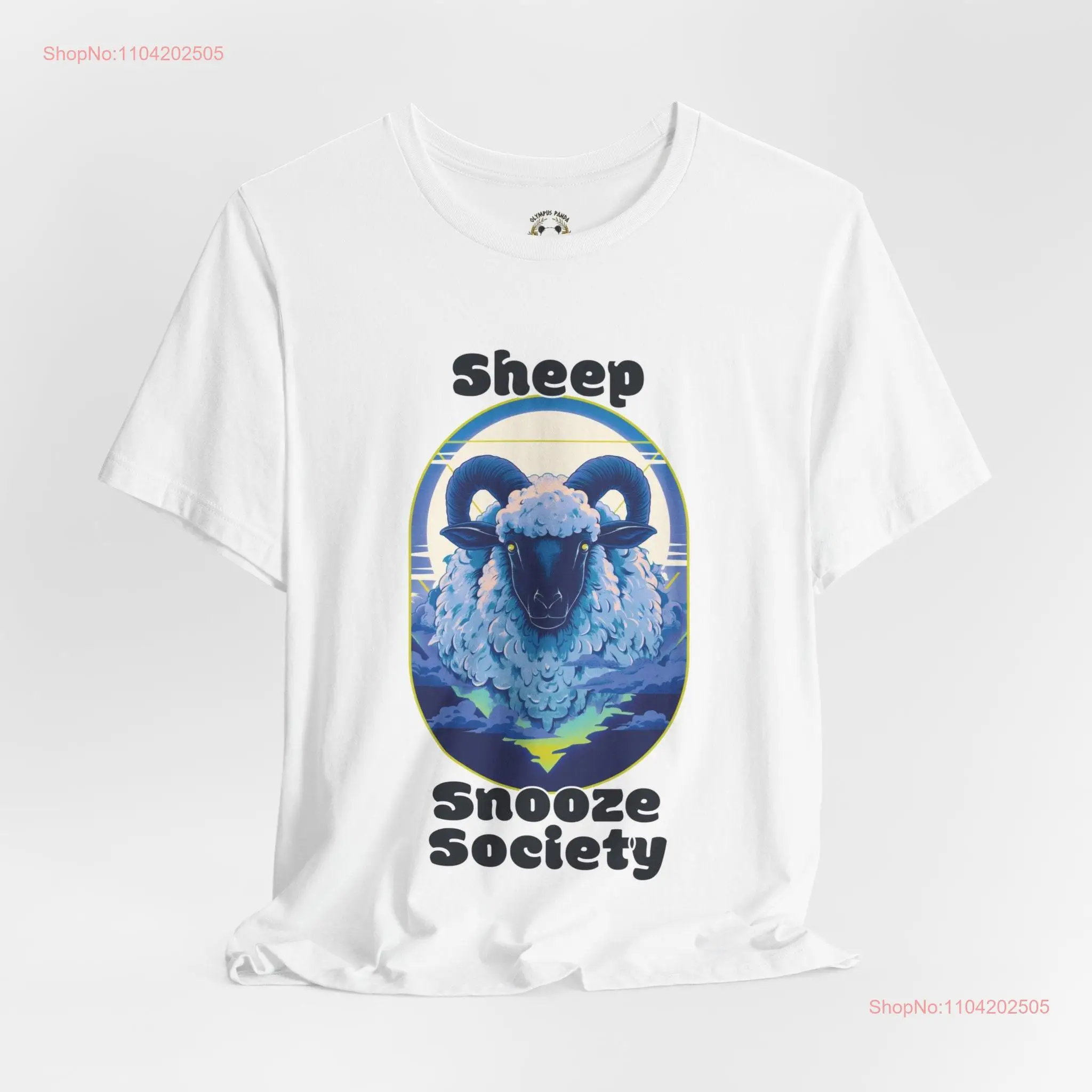 Sheep T shirt funny animal lover cotton tee snooze society long or short sleeves