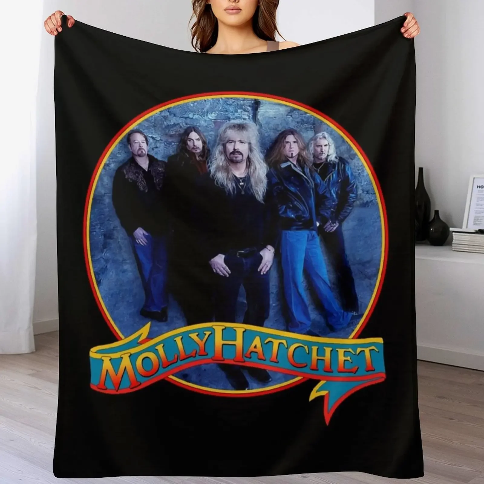 

Silent Reign of Heroes Rock Band Gift For Fan Throw Blanket Soft Bedroom Blanket for Night Sleeping