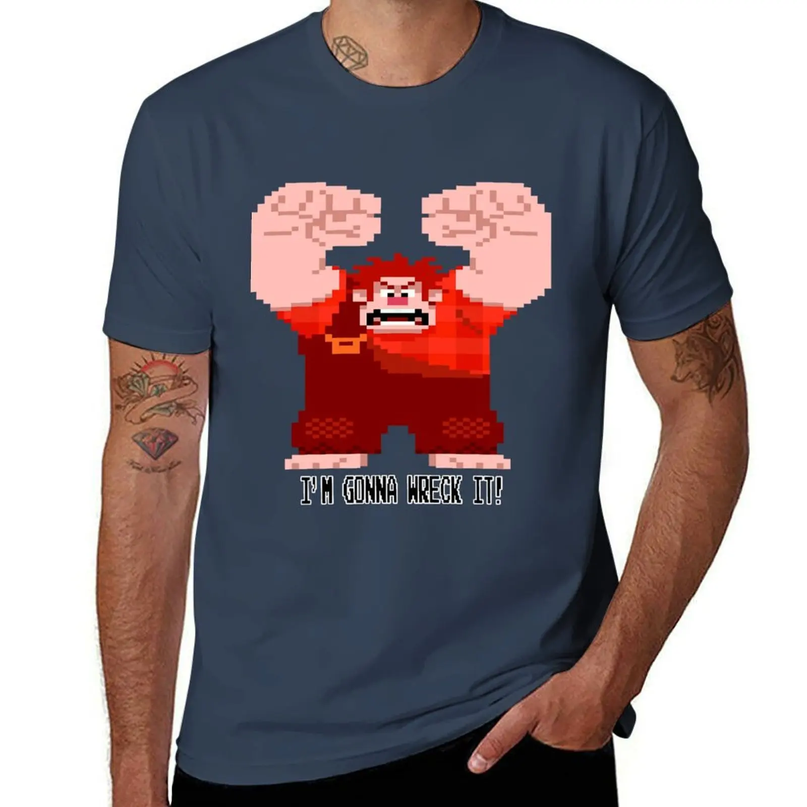 

Wreck It Ralph Gonna Wreck It T-Shirt t shirts for man cotton soft t shirts for man slim fit T-Shirt