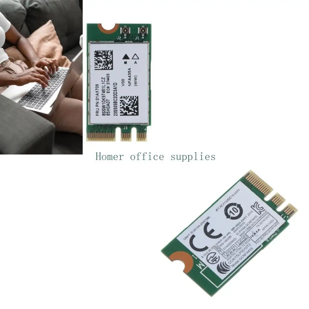 Substituição da placa K43B 802.11AC para 310 510-15IKB E31 E470 E570 01AX709