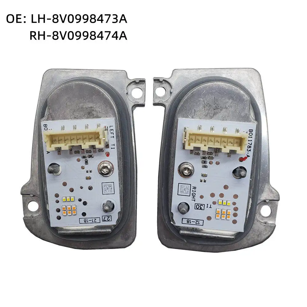 

НОВЫЕ светодиодные фары DRL (дневные ходовые огни) LED Light OE # 90071302 8V0998473A 8V0998474A для Audi A3 A3 Sportb. 2017-2019