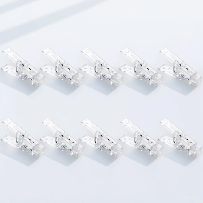 20 Stuks Plastic Transparante Mini Clips Foto Decoratieve Klem voor Lichtslinger Papier Notities Lamp String Klem Plastic Foto Clip