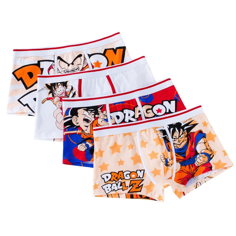 Anime Underwear Men's Underpants Superheroes Kakarotto Lingerie Cosplay Boxer Shorts Breathable Panties Funny Personality Gift