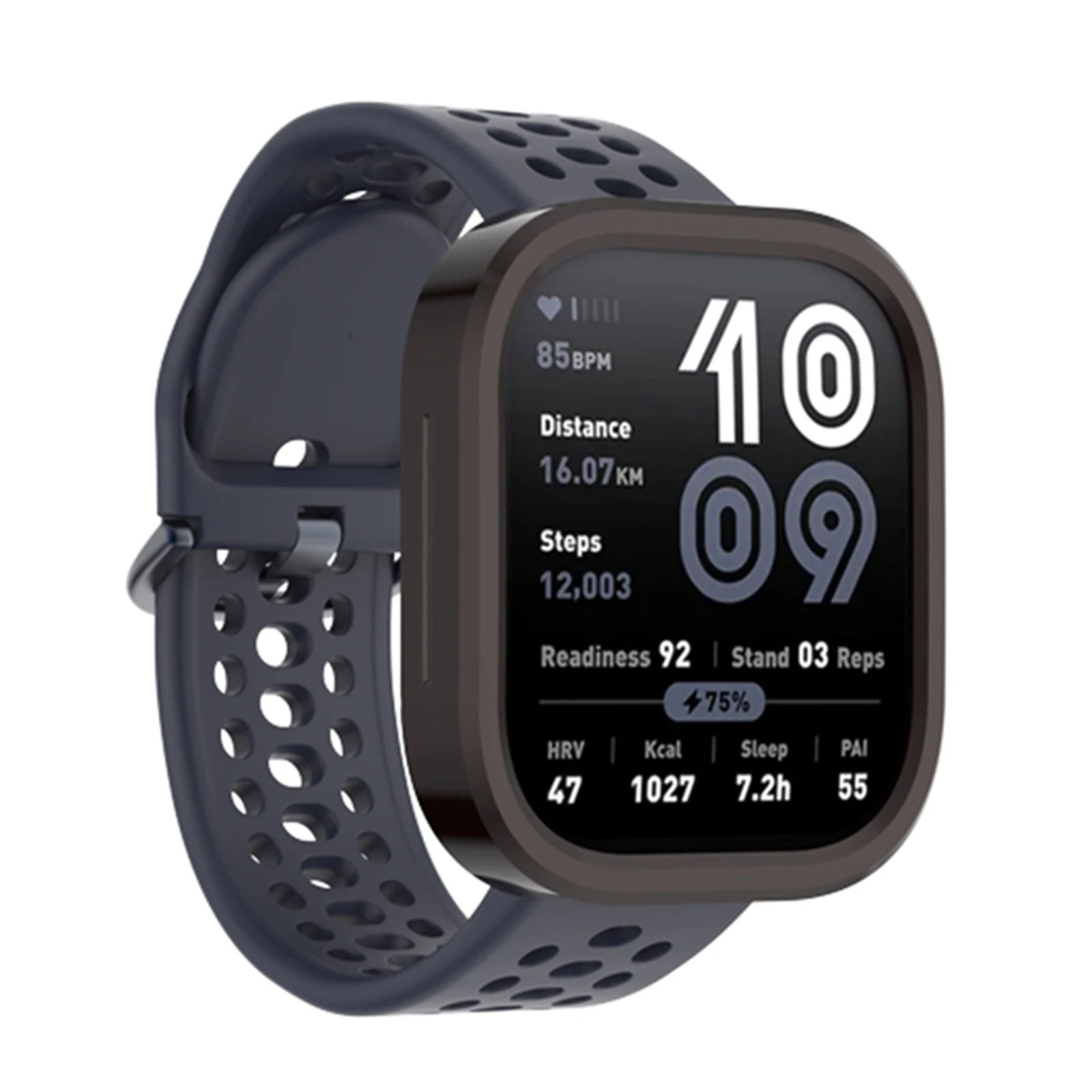For Amazfit Bip 6 Metal Protective Case Shockproof Smart Watch Slim Case Detachable Watch Protect Shell Gift for Friends