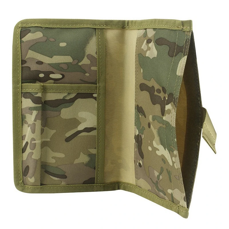 New Outdoor Tactical Memo Cover War Notebook Diary Book Cover Camping Equipment Multi-pocket Hunting Bag Cover 8x5inch