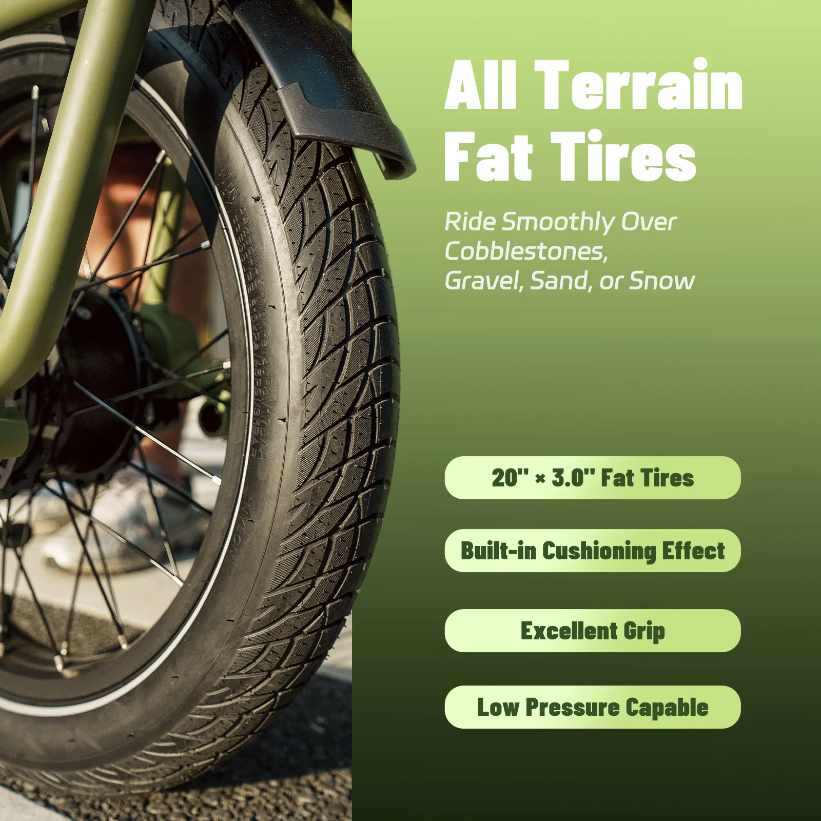 Fafrees FF20 CUV Elektrofahrrad für Erwachsene, 20 x 3,0 Zoll Lasten E-Bike mit zwei 48V 12Ah/15Ah Abnehmbarem Akkus, 25 km/h und Reichweite bis 100-120km – Detail 9
