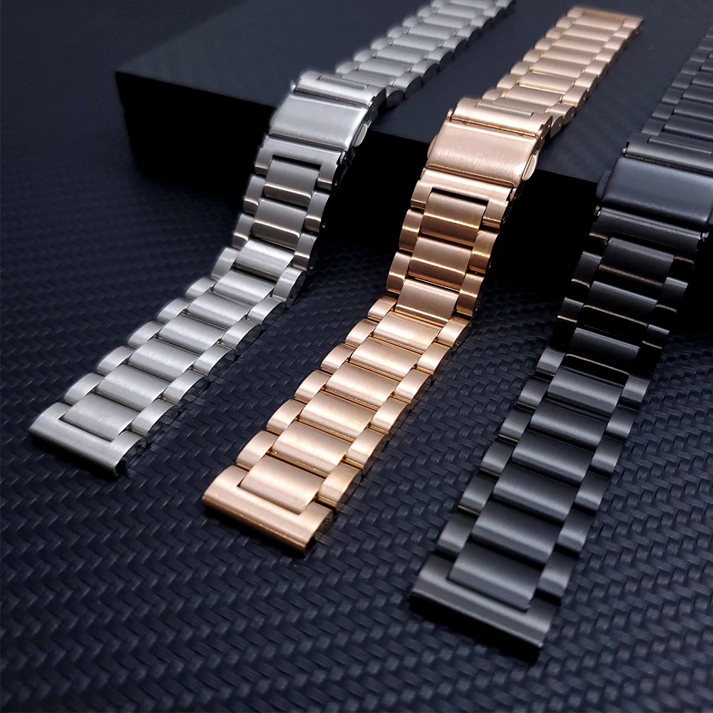 Metal Strap For Amazfit GTR 4 / GTR3 Pro/2e Stainless Steel Mesh Band For Amazfit GTS 4 mini/Bip 3/Stratos Wristband Bracelet